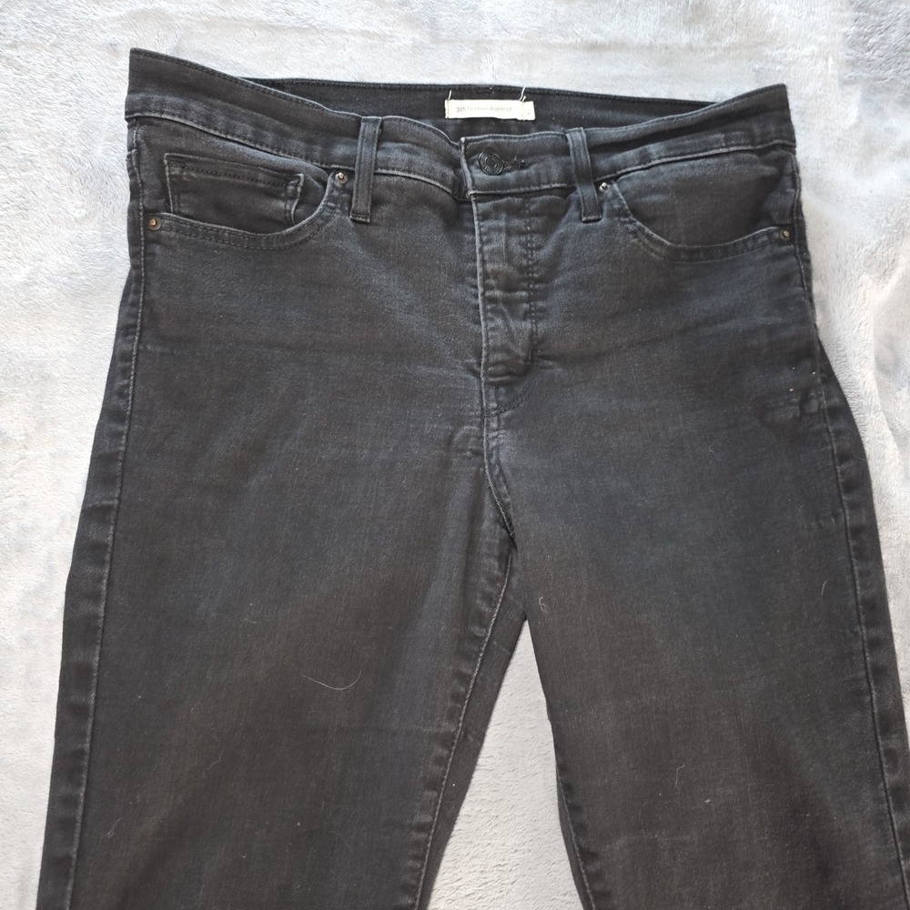 Levi's 315 Shaping Bootcut Size 31x30 Jeans Black Women